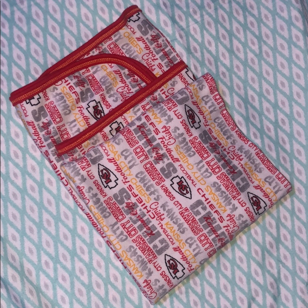Kansas City Chiefs baby blanket